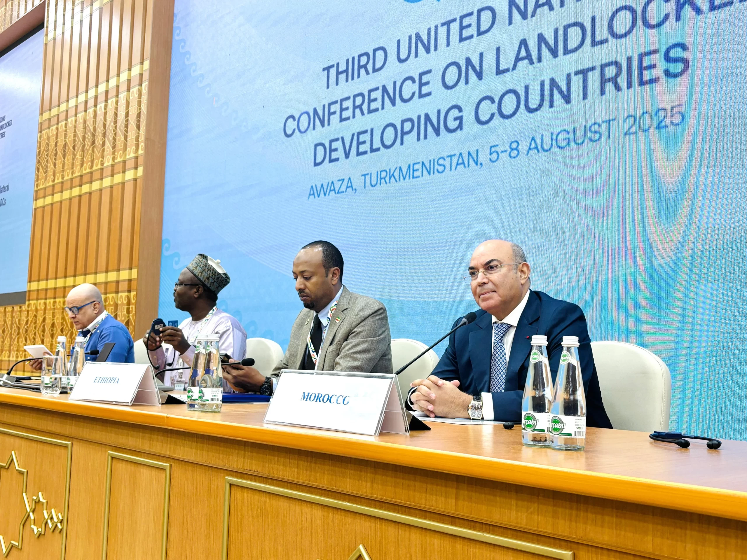 السيد محمد غياث نائب رئيس مجلس النواب يشارك في المنتدى البرلماني المنعقد في إطار مؤتمر الأمم المتحدة والمعني بالبلدان النامية الغير الساحلية